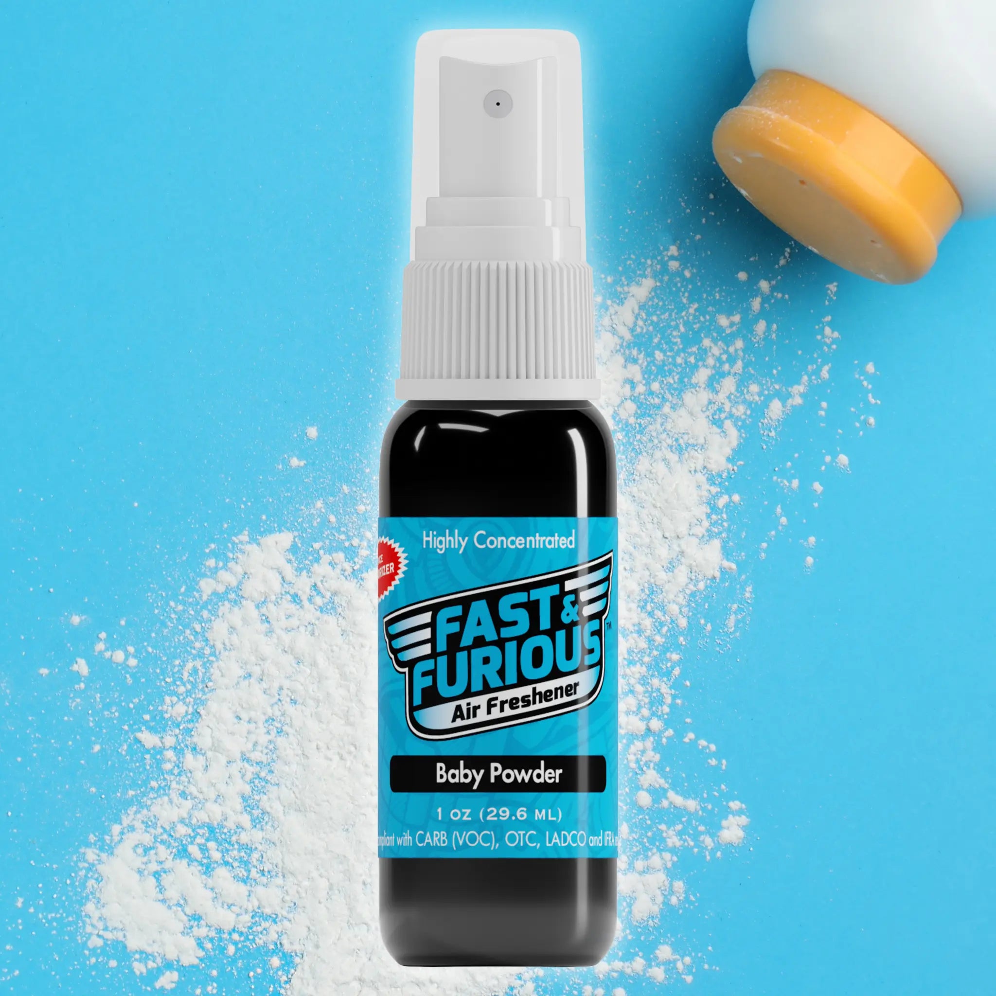 Fast & Furious Mini Air Fresheners (1 FL OZ) Fragrance: Baby Powder
