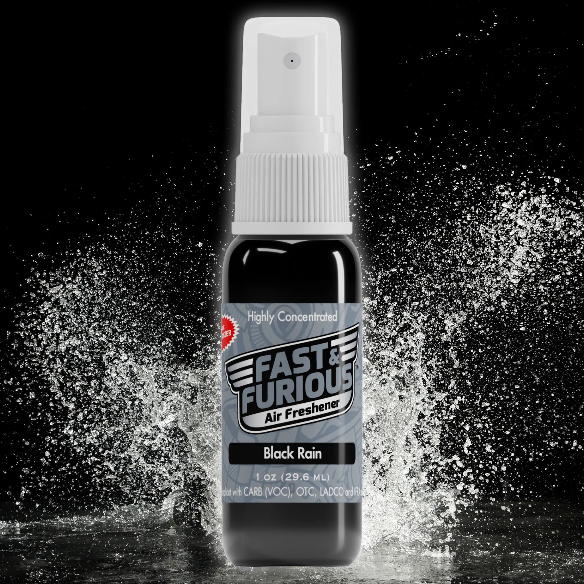 Fast & Furious Mini Air Fresheners (1 FL OZ) Fragrance: Black Rain
