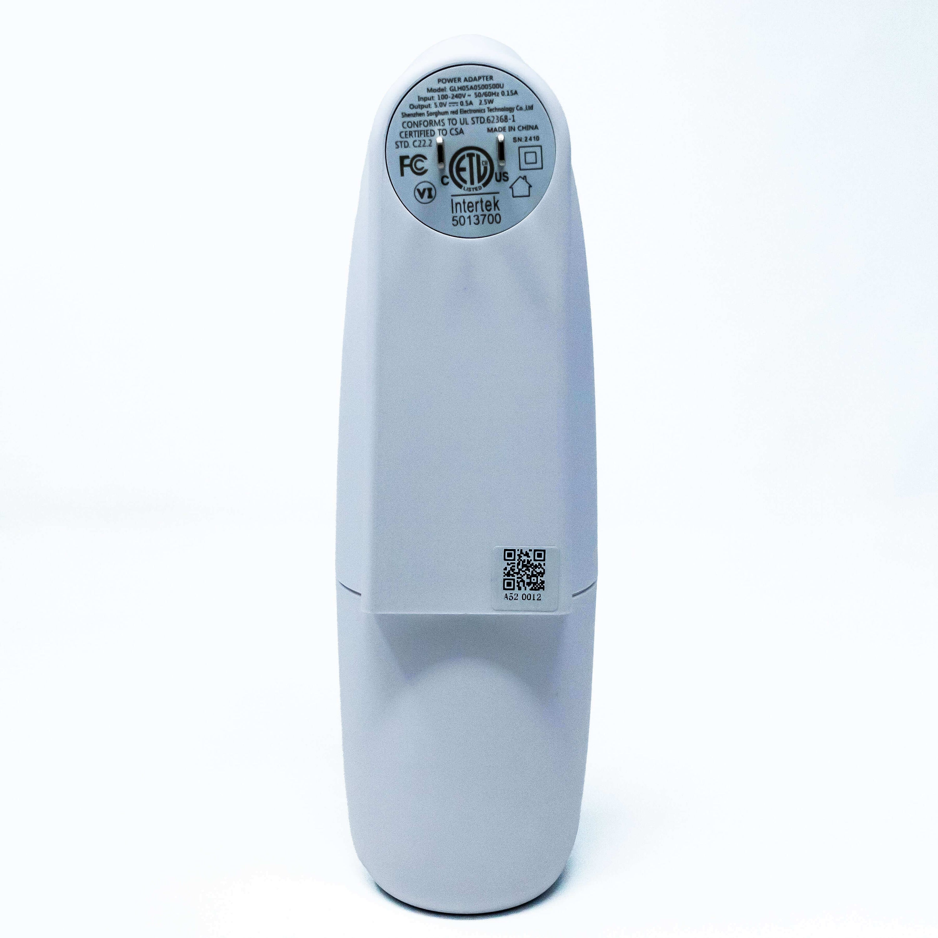 Plug-In Waterless Fragrance Oil Diffuser with Bluetooth App Control Color: White US Plug Back