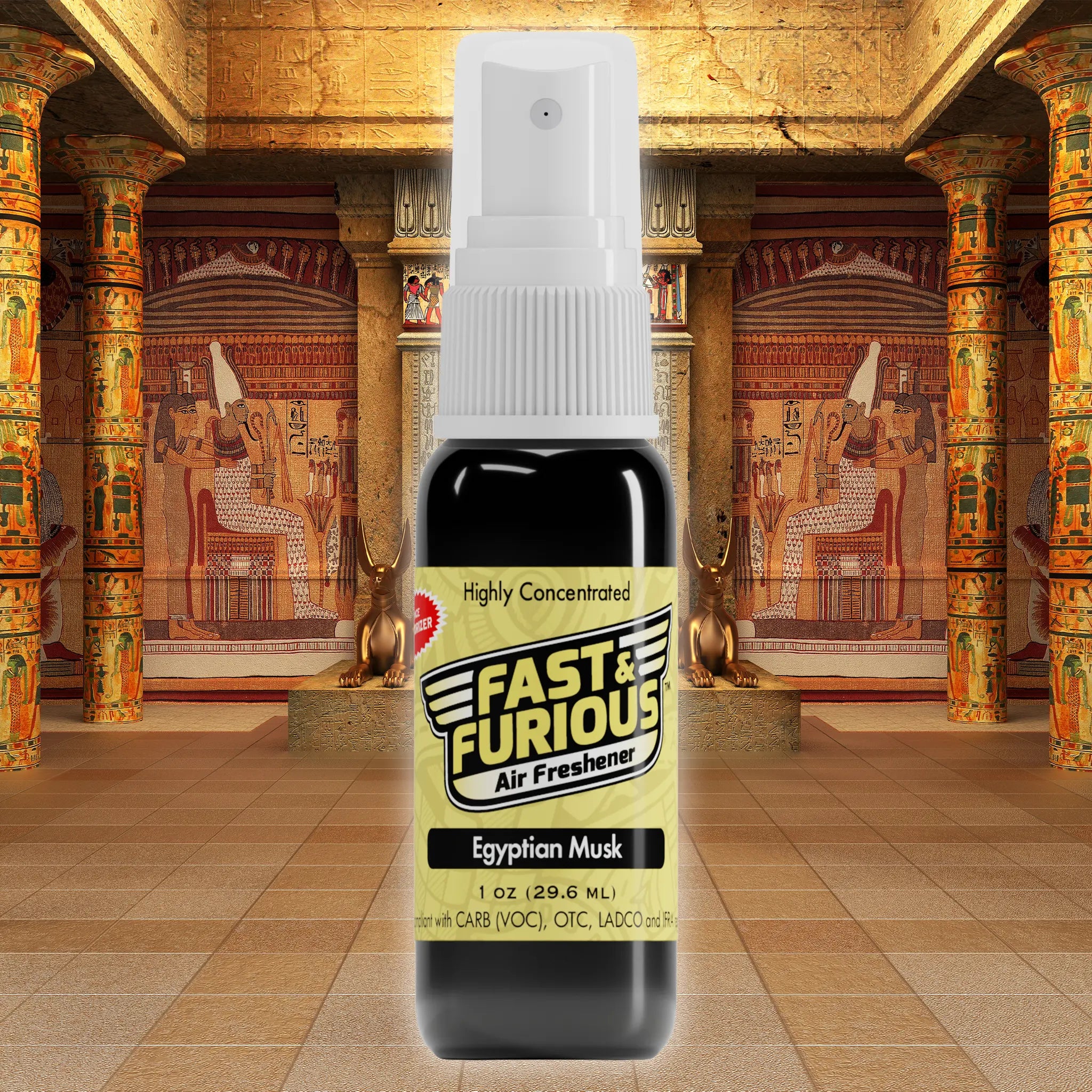 Fast & Furious Mini Air Fresheners (1 FL OZ) Fragrance: Egyptian Musk