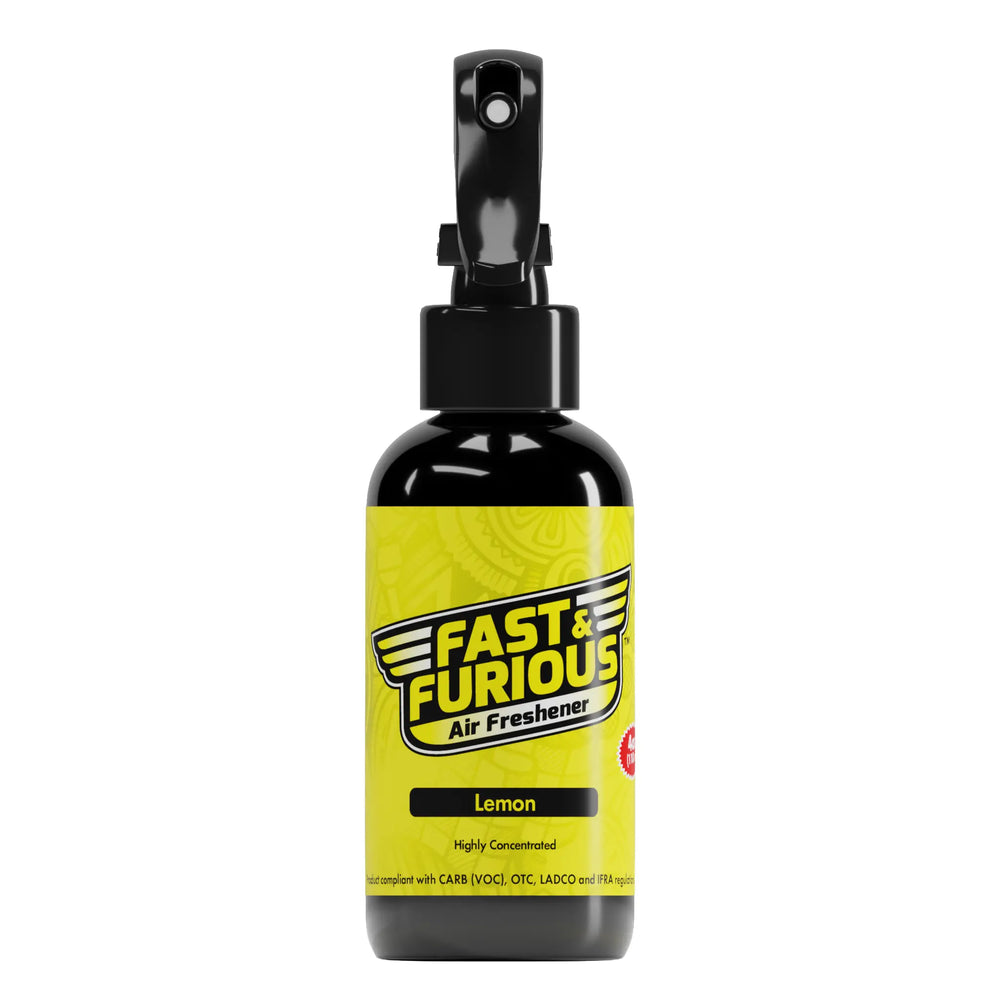 Fast and Furious Air Freshener - Lemon Scent Size: 4oz