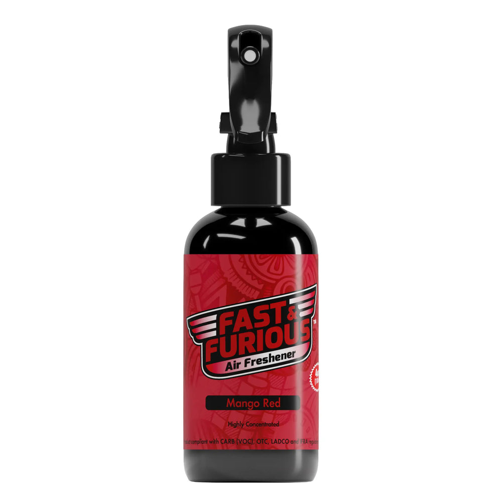 Fast and Furious Air Freshener - Mango Red Scent Size: 4oz