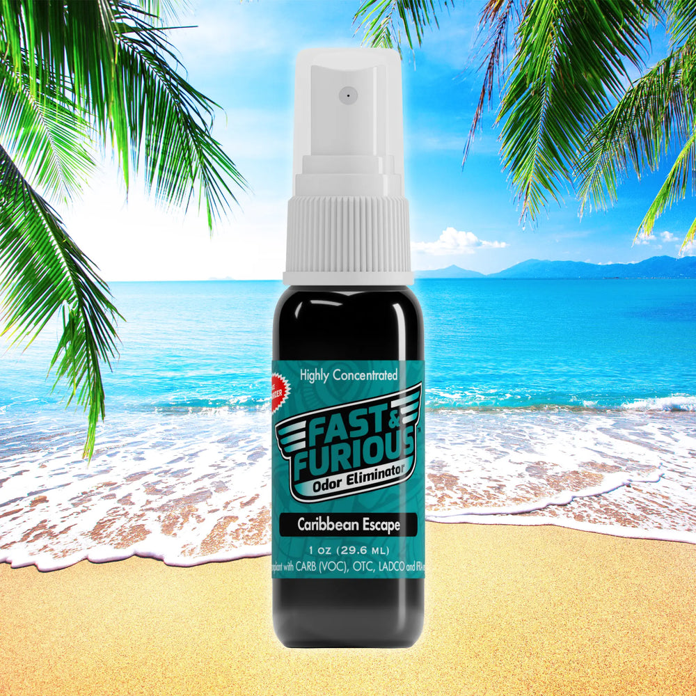 Fast and Furious Odor Eliminator - Caribbean Escape Scent Size: 1 fl oz Creative