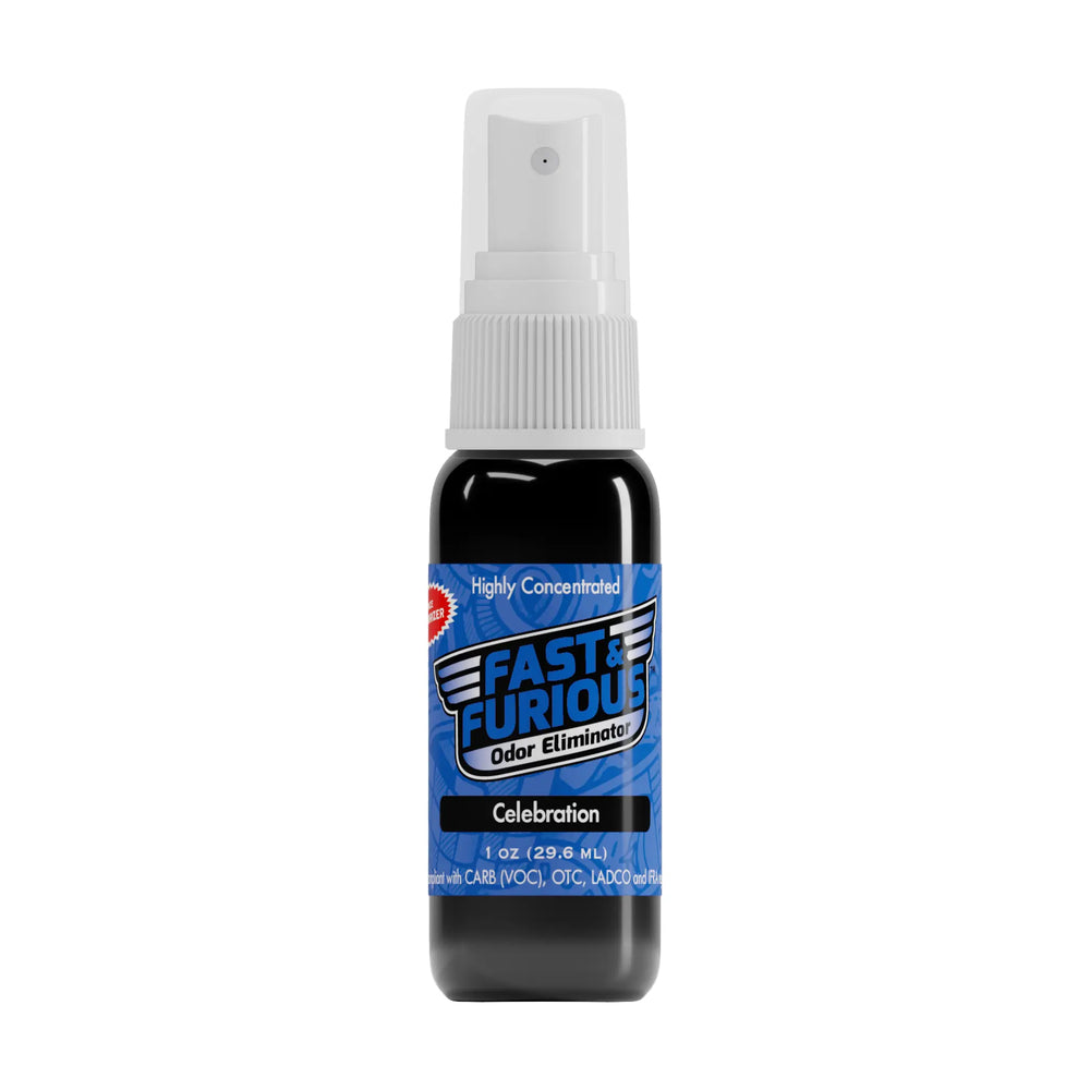 Fast and Furious Odor Eliminator - Celebration Scent Size: 1 fl oz