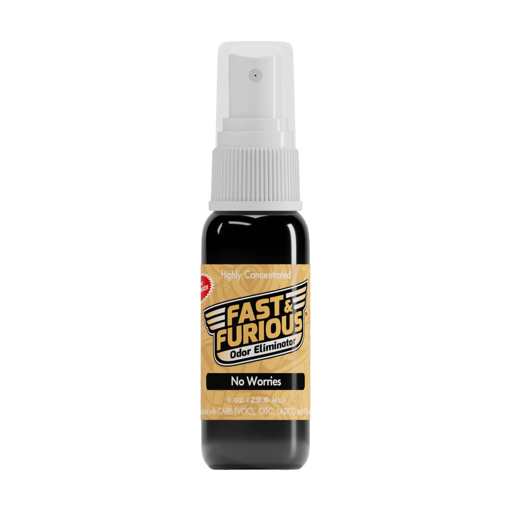 Fast and Furious Odor Eliminator - No Worries Scent Size: 1 fl oz