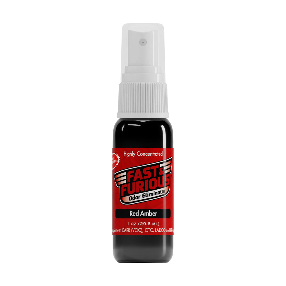 Fast and Furious Odor Eliminator - Red Amber Scent Size: 1 fl oz