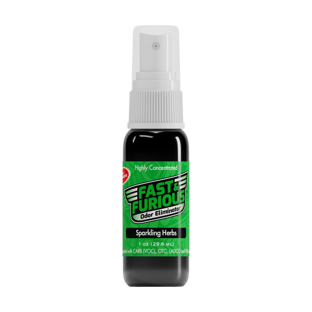 Fast and Furious Odor Eliminator - Sparkling Herbs Scent Size: 1 fl oz