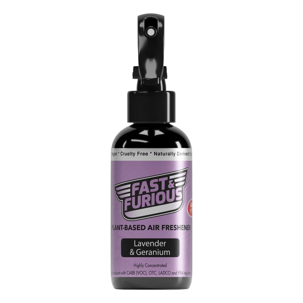 Fast and Furious Plant-Based Air Freshener - Lavender & Geranium Scent