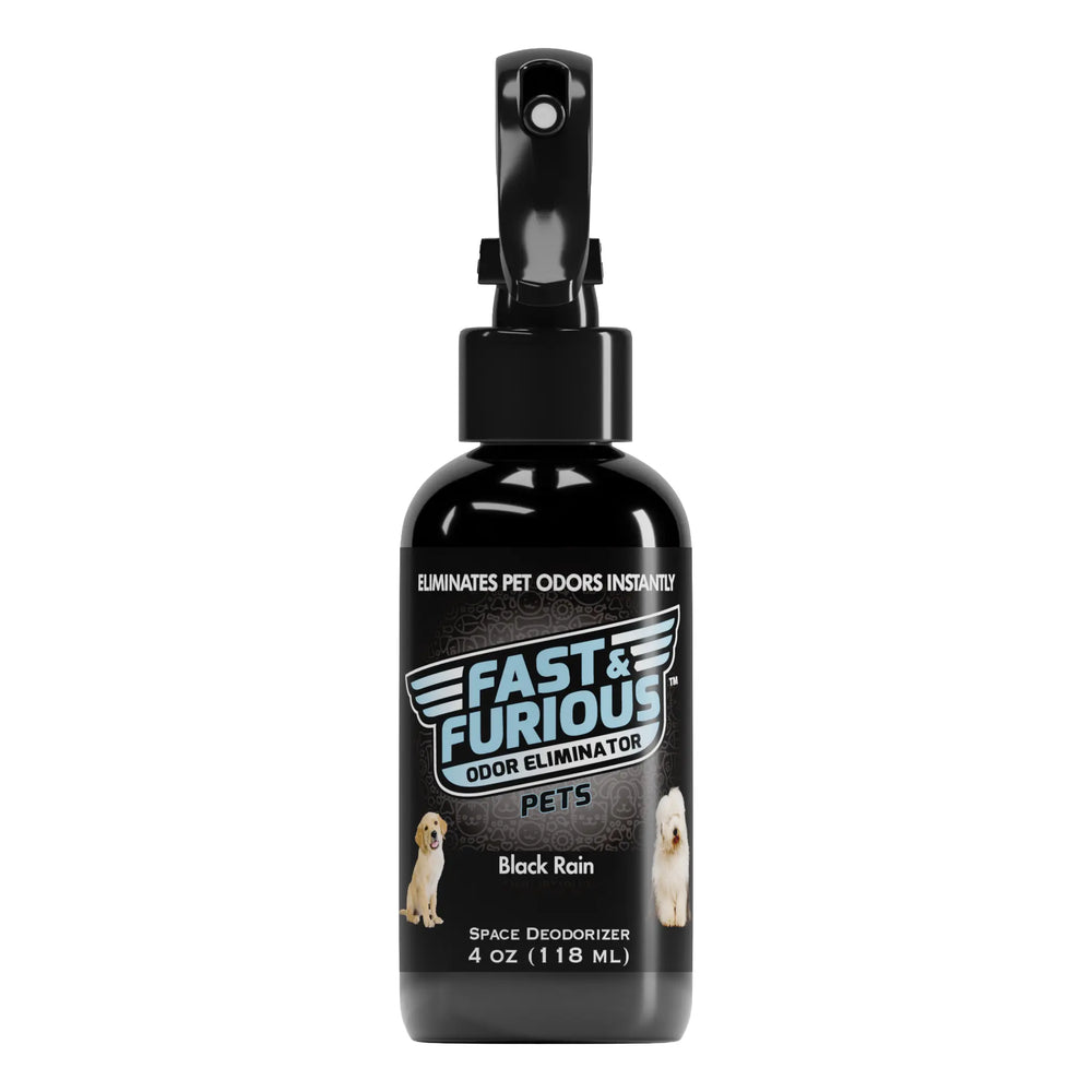Fast and Furious Pets Odor Eliminator - Black Rain Scent Size: 4oz
