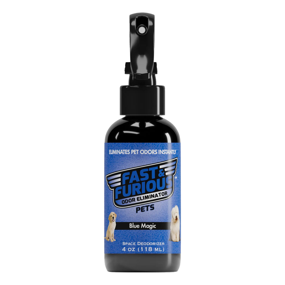 Fast and Furious Pets Odor Eliminator - Blue Magic Scent Size: 4oz