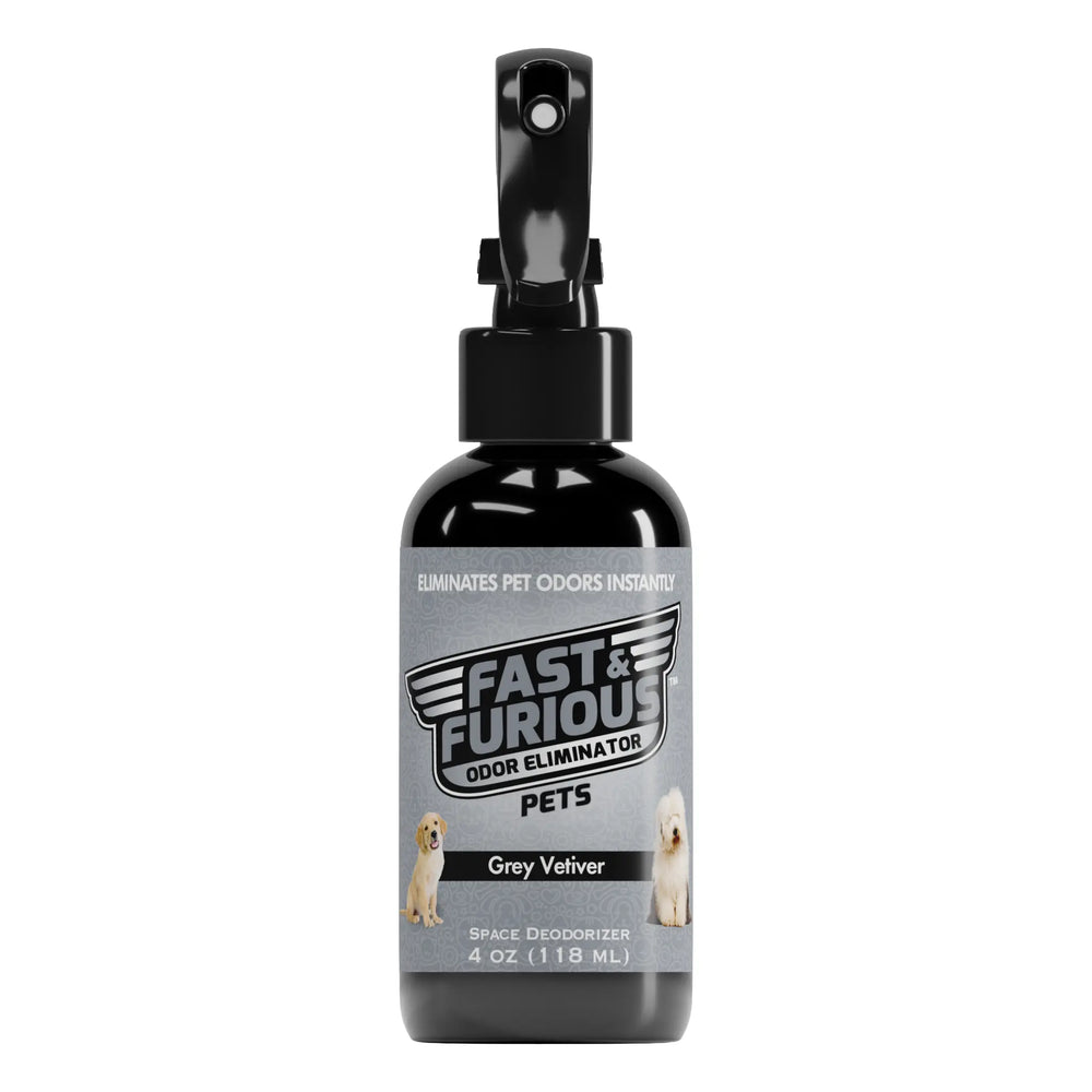Fast and Furious Pets Odor Eliminator - Grey Vetiver Scent Size: 4oz