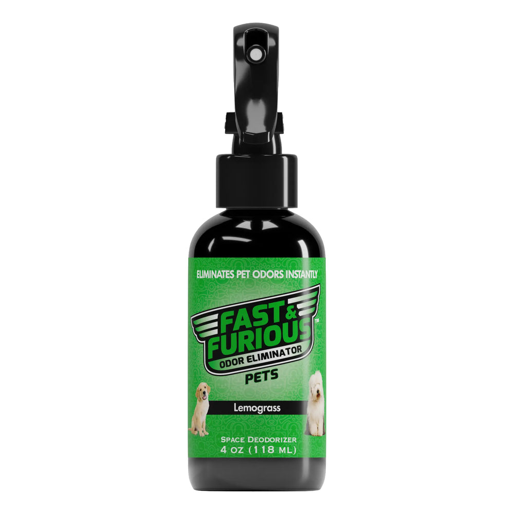 Fast and Furious Pets Odor Eliminator - Lemongrass Scent Size: 4 fl oz