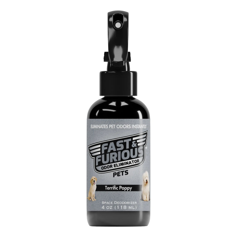 Fast and Furious Pets Odor Eliminator - Terrific Poppy Scent Size: 4oz