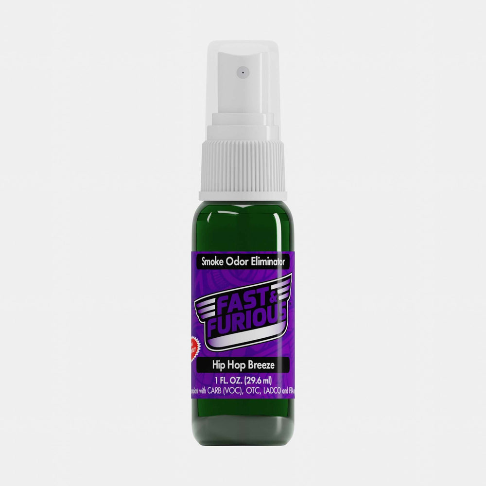 Fast & Furious Smoke Odor Eliminator - Hip Hop Breeze Scent (1 fl. oz.) Orthographic