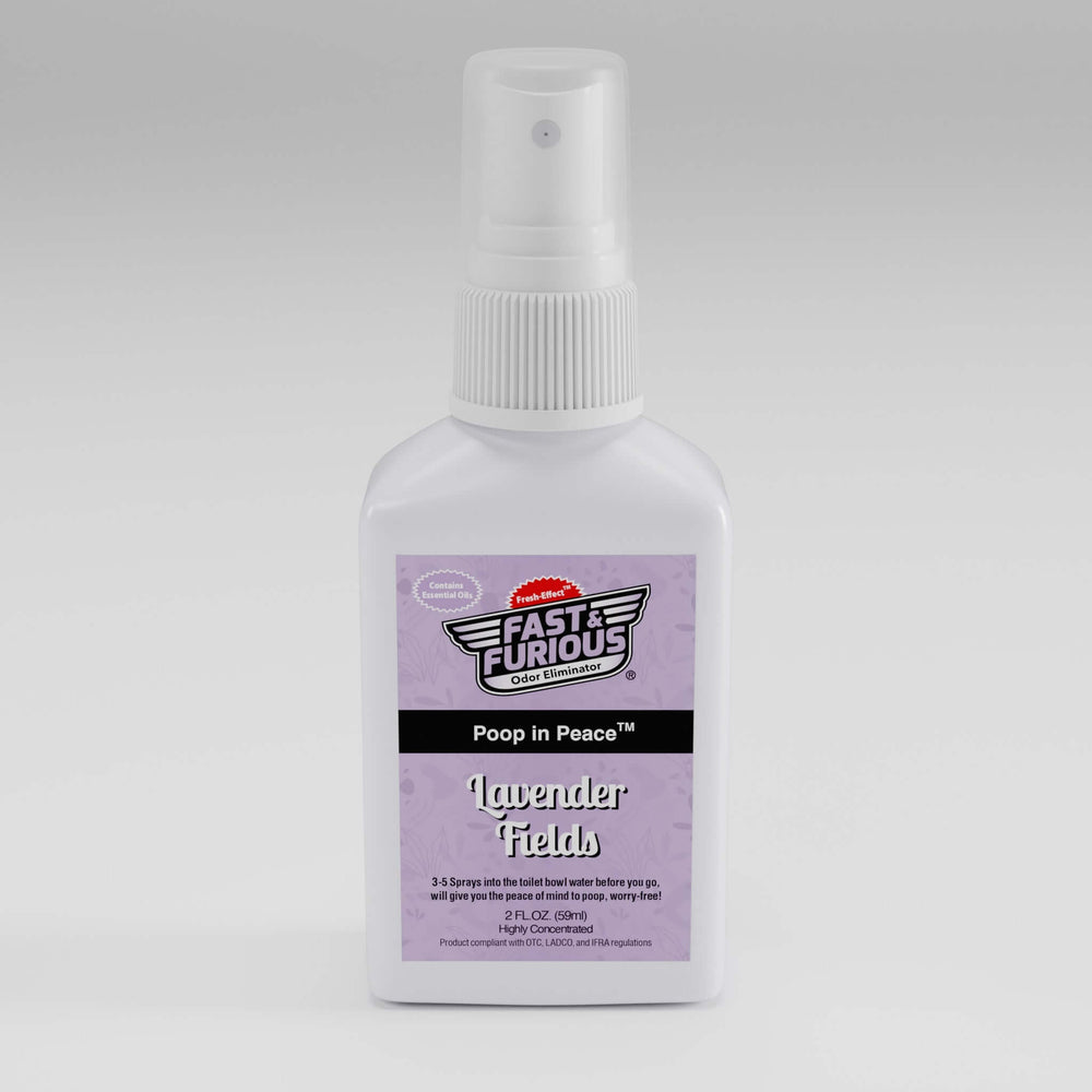 Poop In Peace Before-You-Go Toilet Spray - Lavender Fields Scent Size: 2 fl oz