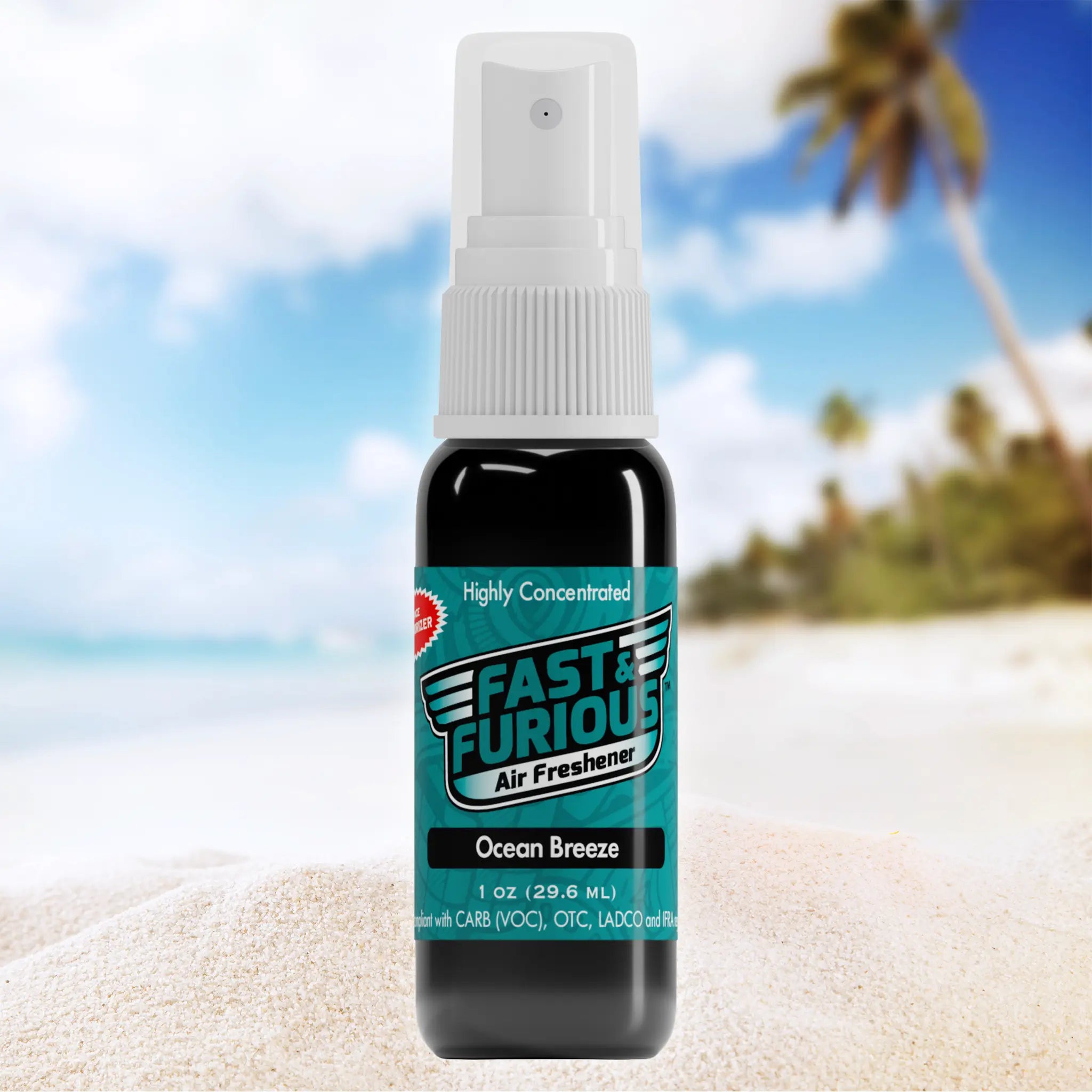 Fast & Furious Mini Air Fresheners (1 FL OZ) Fragrance: Ocean Breeze