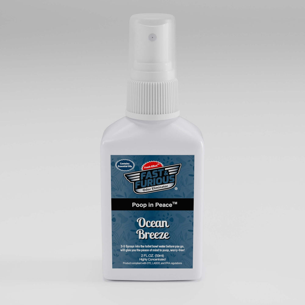 Poop In Peace Before-You-Go Toilet Spray - Ocean Breeze Scent Size: 2 fl oz