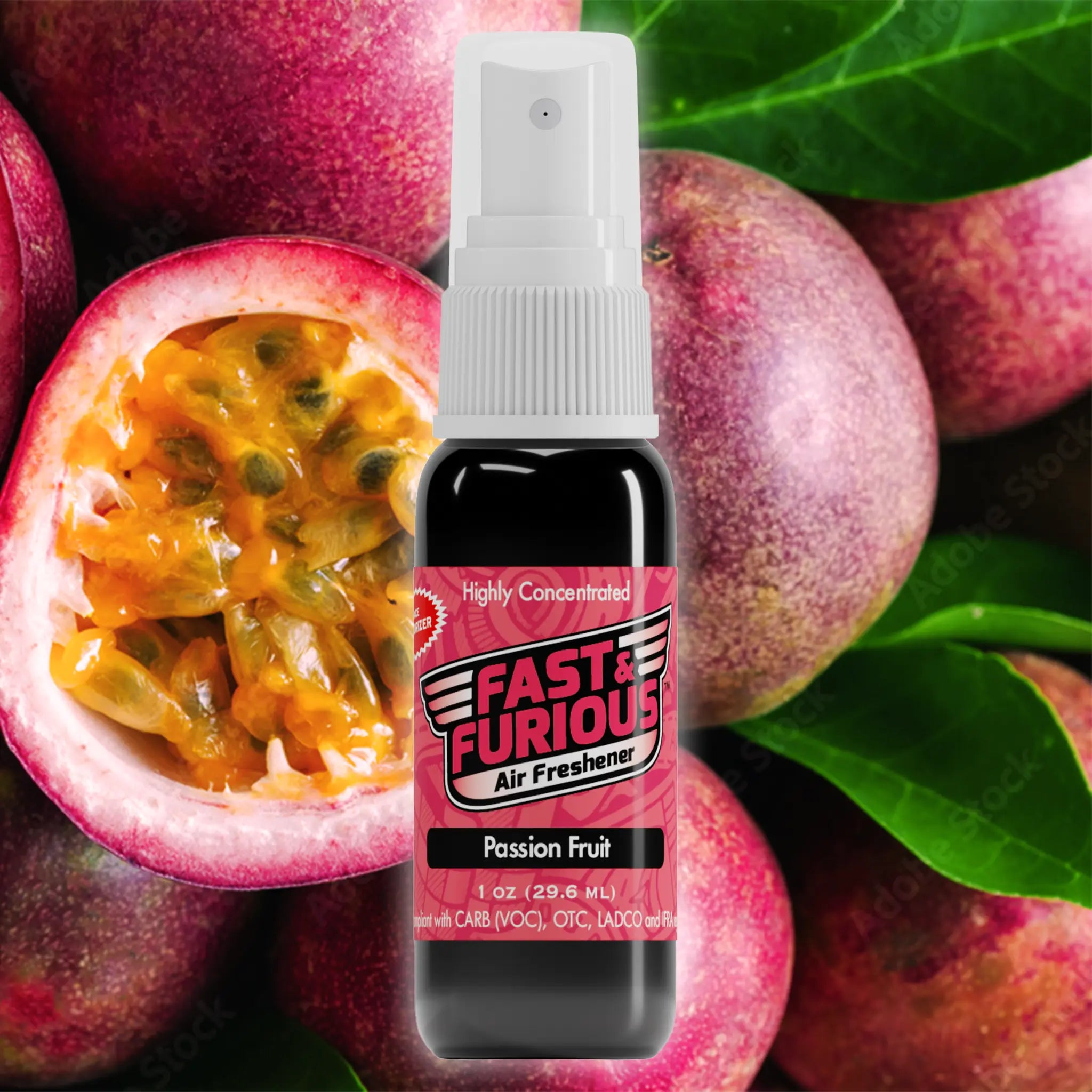 Fast & Furious Mini Air Fresheners (1 FL OZ) Fragrance: Passion Fruit