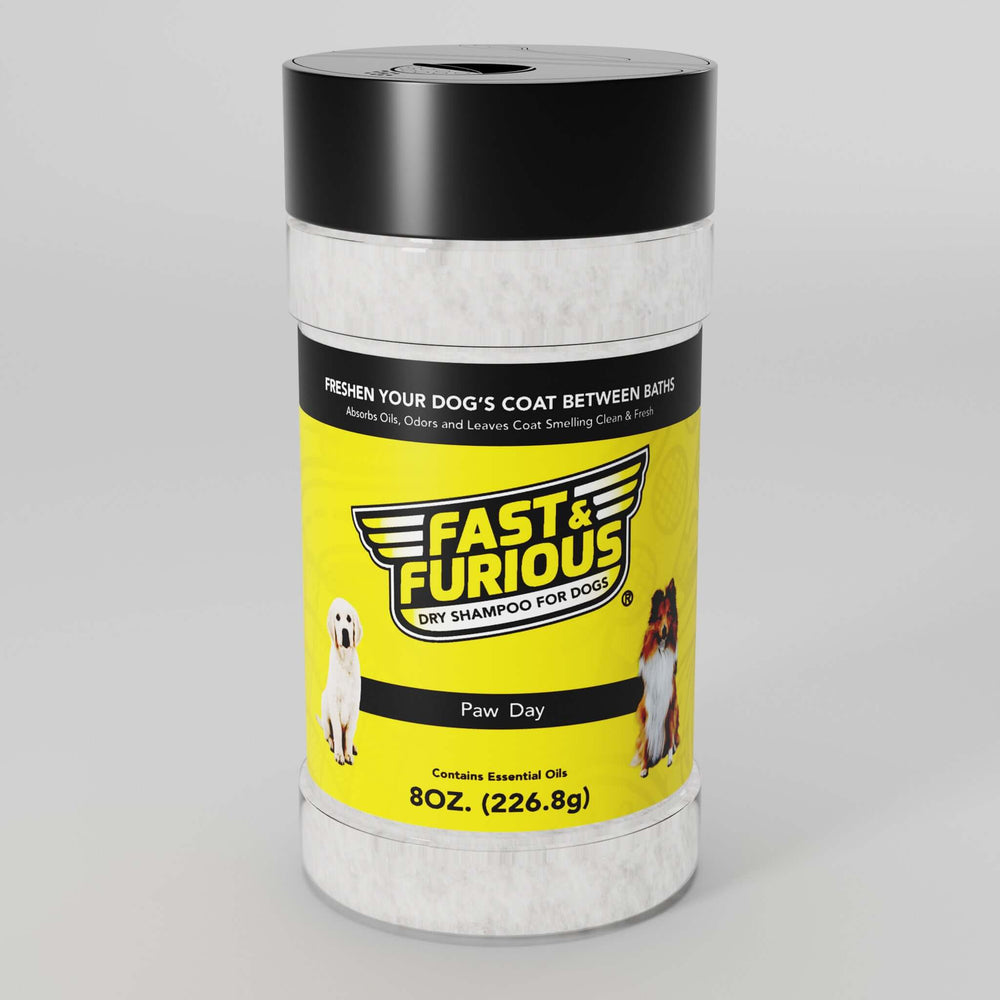 Fast & Furious Dry Shampoo for Dogs - Paw Day Scent Size: 8oz