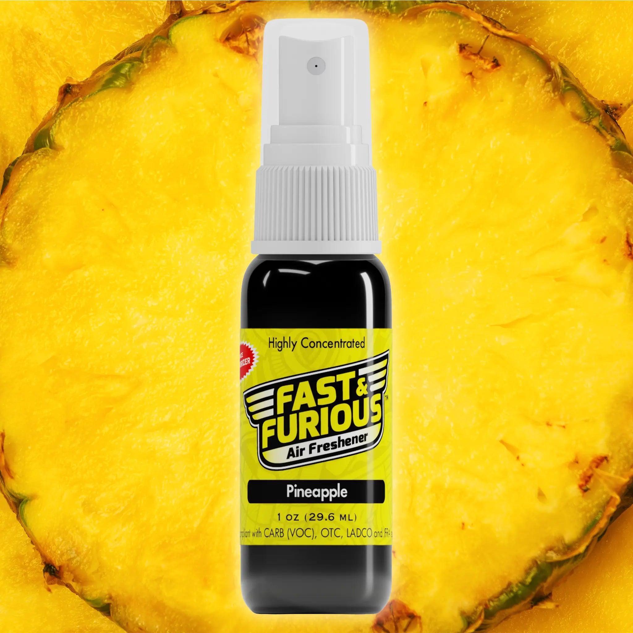 Fast & Furious Mini Air Fresheners (1 FL OZ) Fragrance: Pineapple