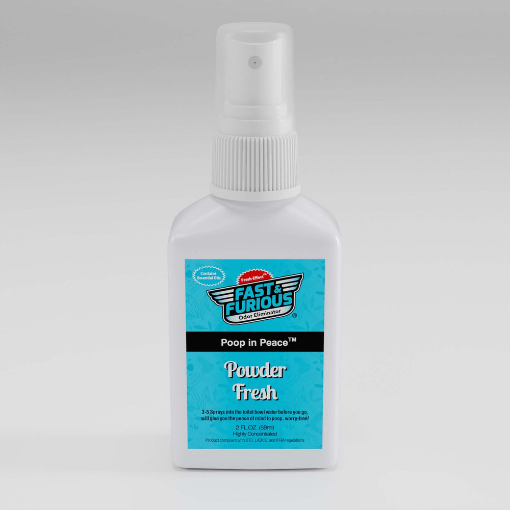 Poop In Peace Before-You-Go Toilet Spray - Powder Fresh Scent Size: 2 fl oz