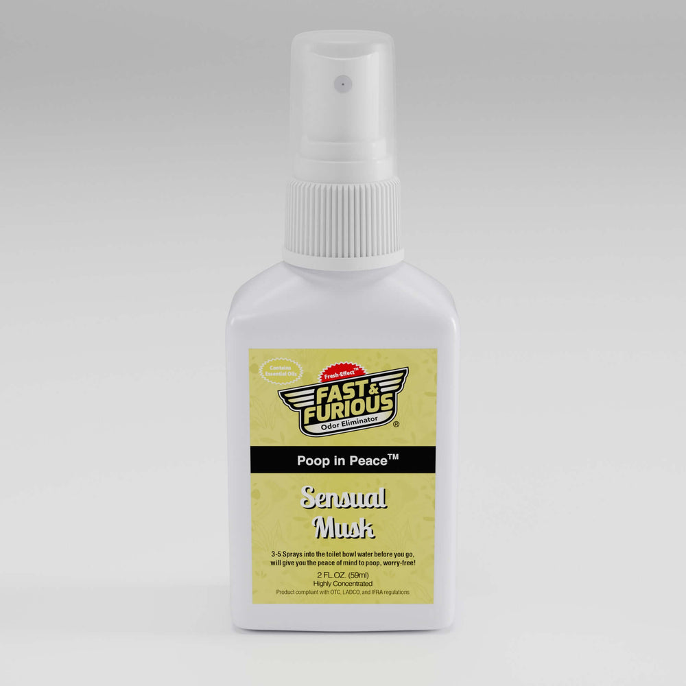 Poop In Peace Before-You-Go Toilet Spray - Sensual Musk Scent Size: 2 fl oz
