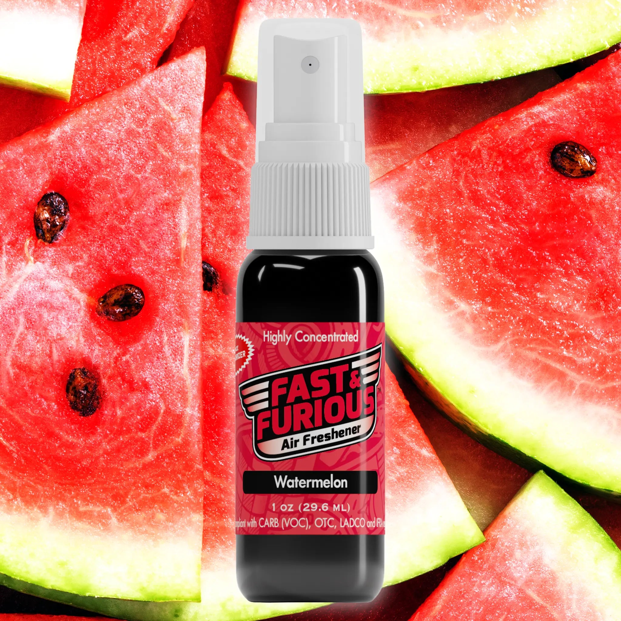 Fast & Furious Mini Air Fresheners (1 FL OZ) Fragrance: Watermelon