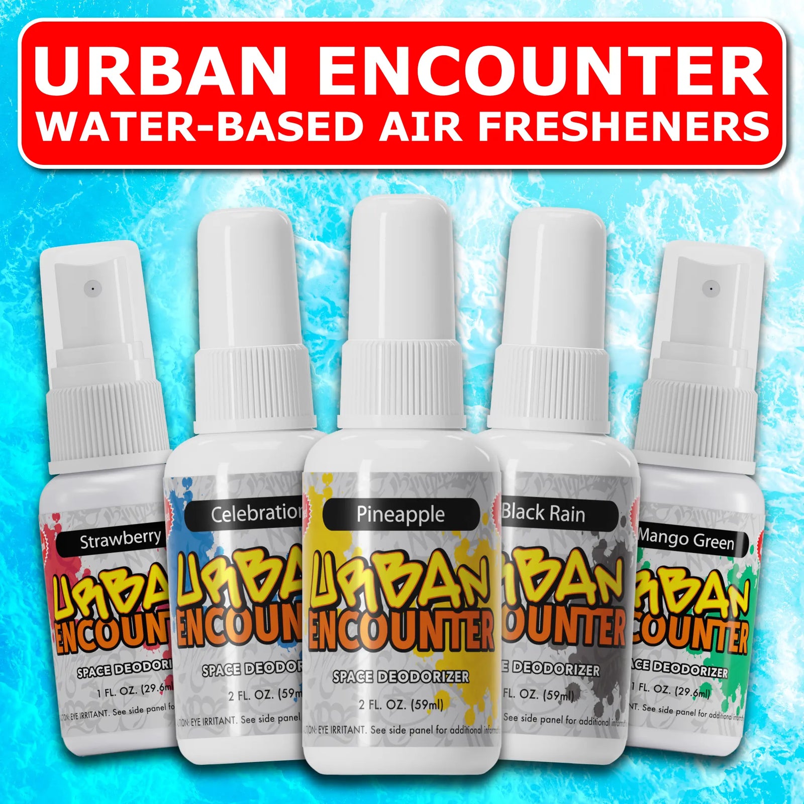 Urban Encounter Water-Based Air Freshener Sprays