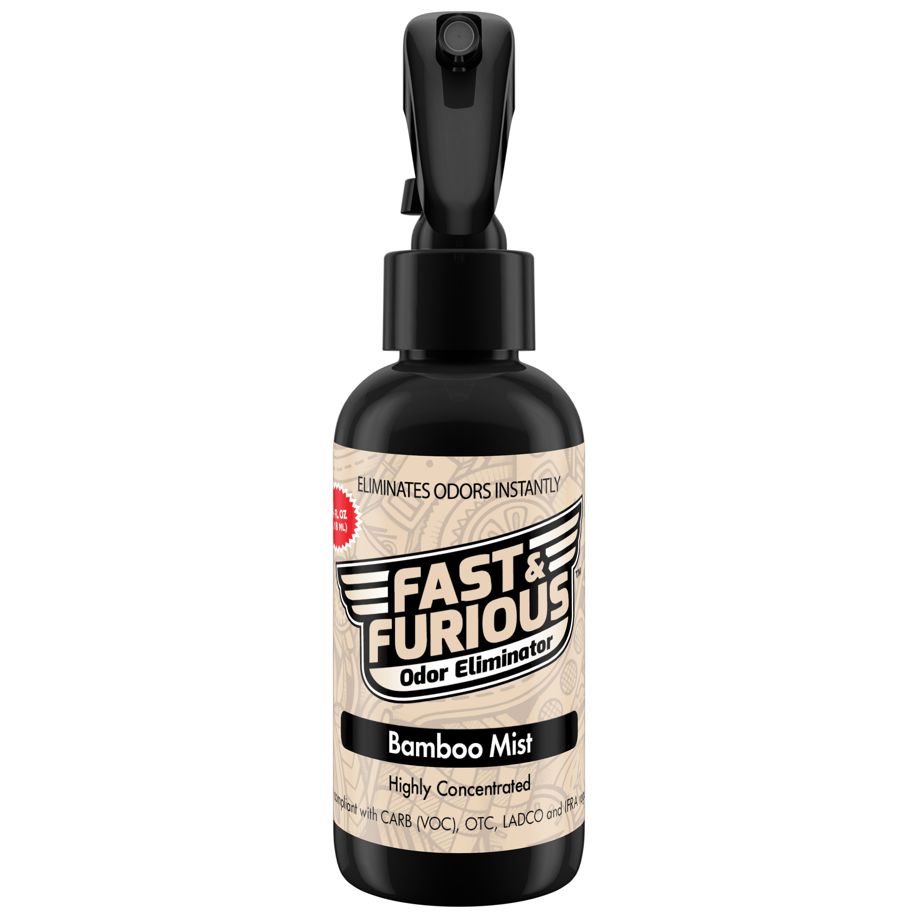 Fast and Furious Odor Eliminator - Bamboo Mist Scent