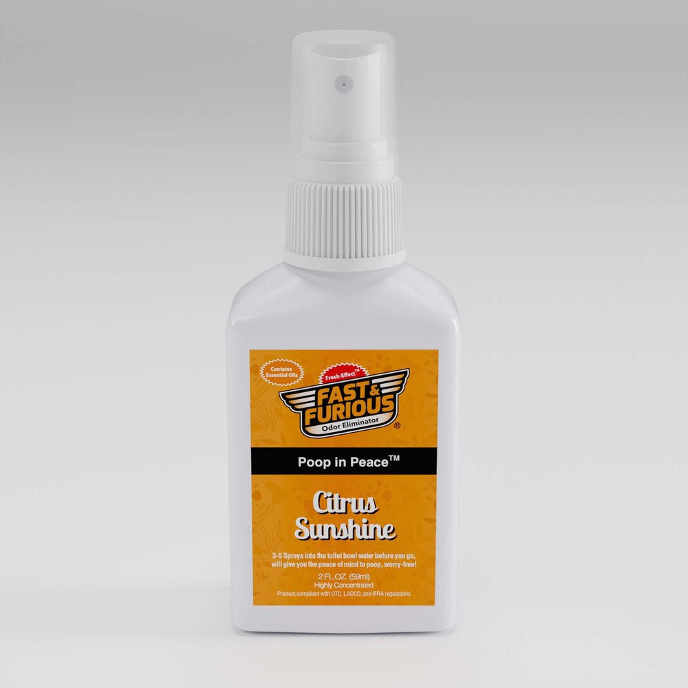 Poop In Peace Before-You-Go Toilet Spray - Citrus Sunshine Scent Size: 2 fl oz