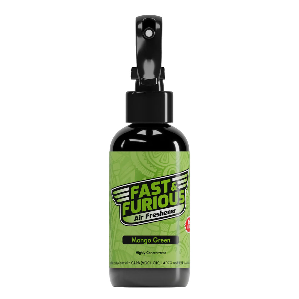 Fast and Furious Air Freshener - Mango Green Scent Size: 4oz