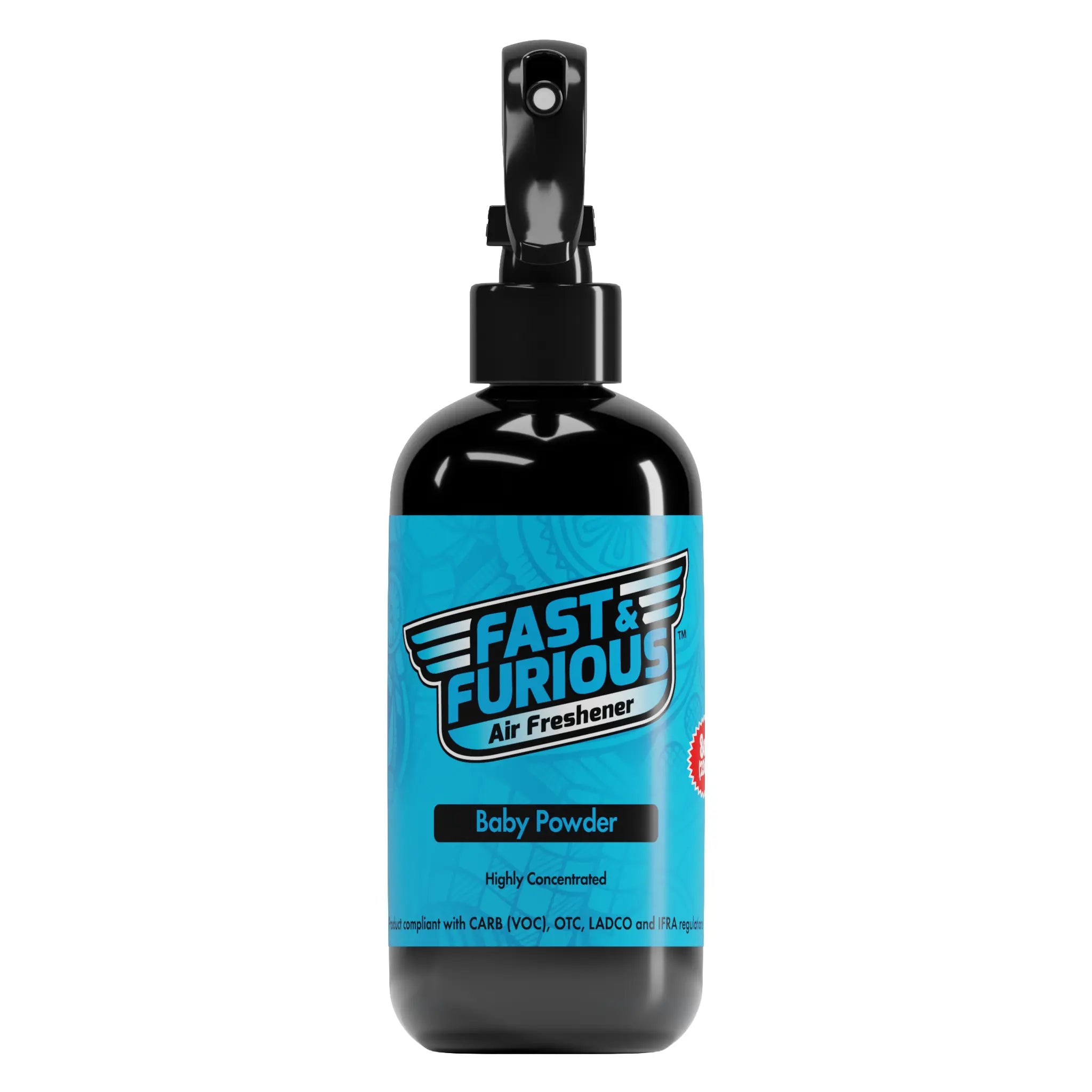 Fast and Furious Air Freshener - Baby Powder Scent Size: 8oz
