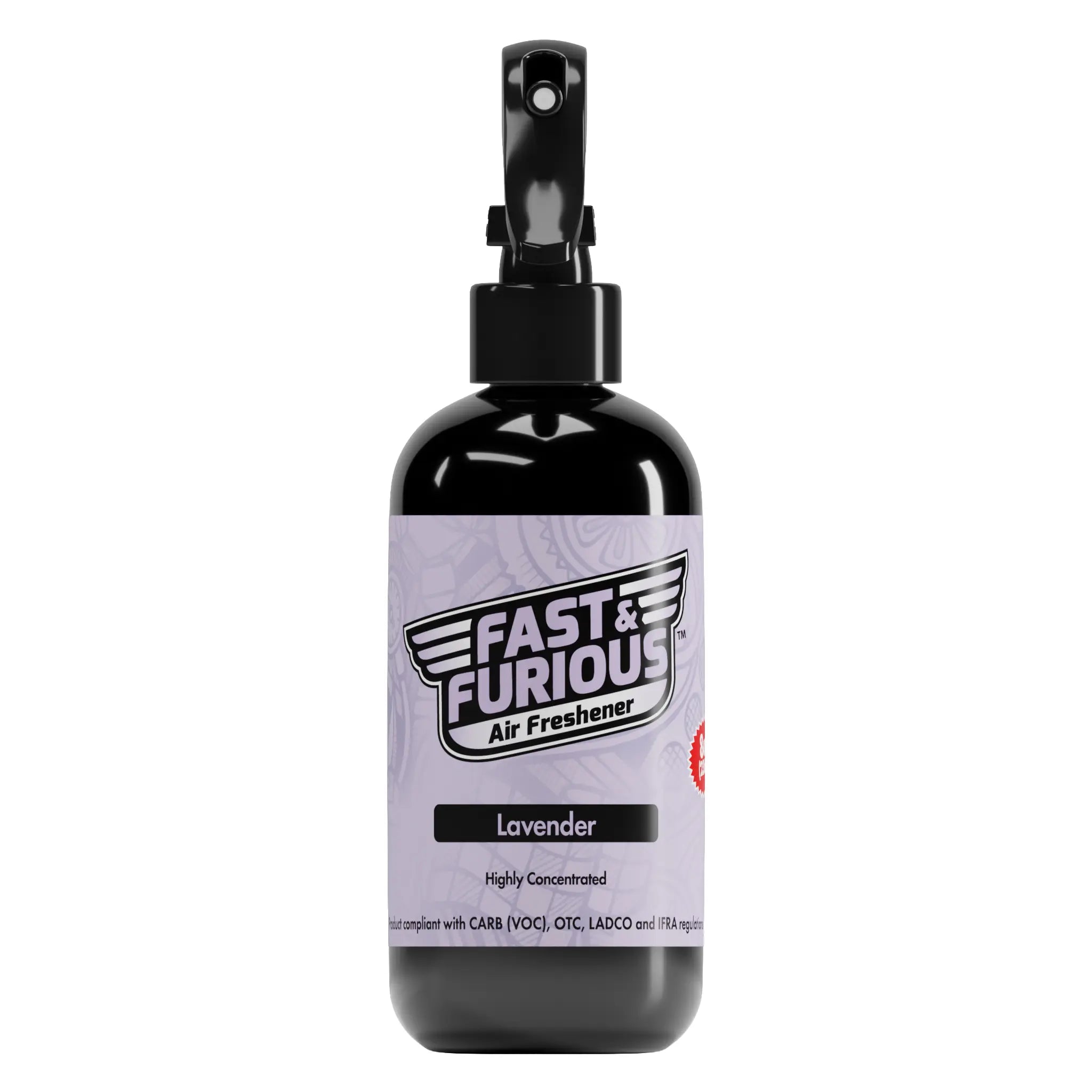 Fast and Furious Air Freshener - Lavender Scent Size: 8oz