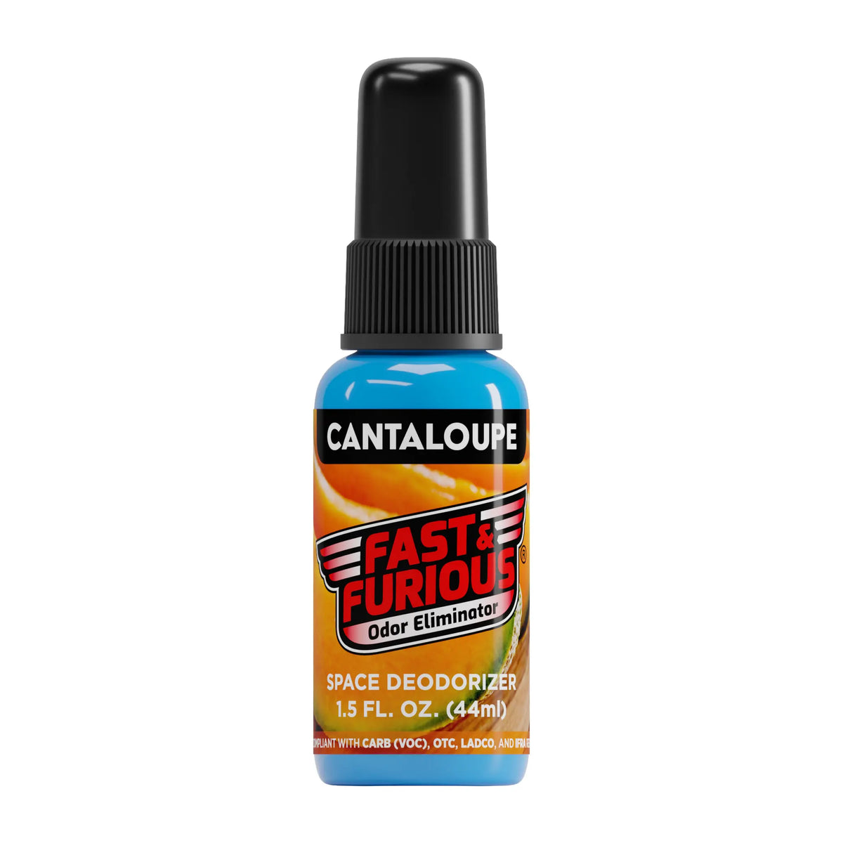 Fast & Furious HYDRO Odor Eliminator Spray, 1.5 fl. oz. (44ml), Cantaloupe Scent