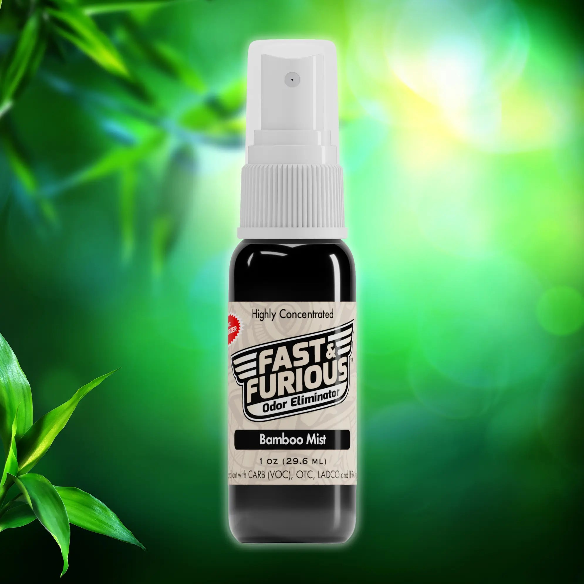 Fast and Furious Odor Eliminator - Bamboo Mist Scent Size: 1 fl oz Creative