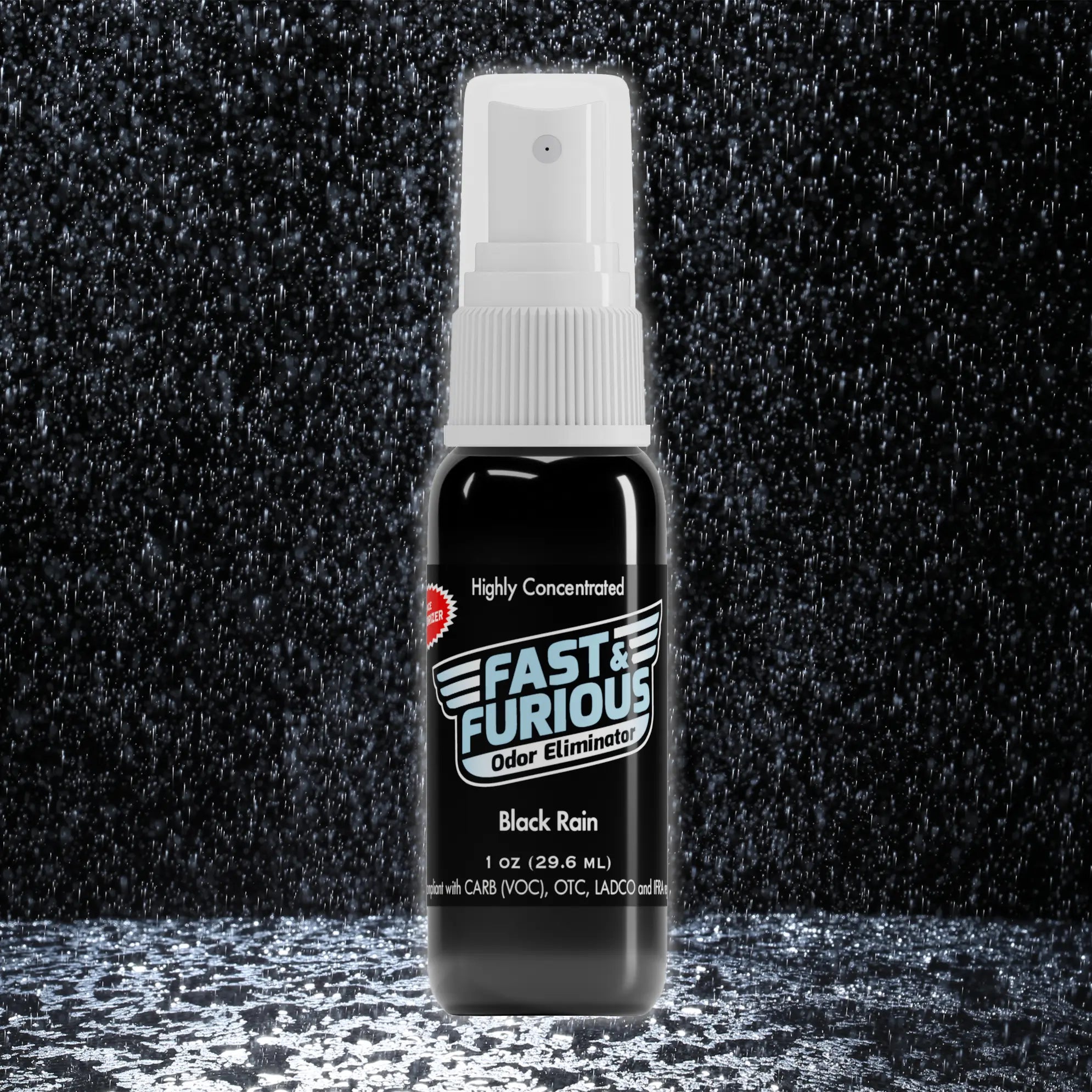 Fast and Furious Odor Eliminator - Black Rain Scent Size: 1 fl oz Creative