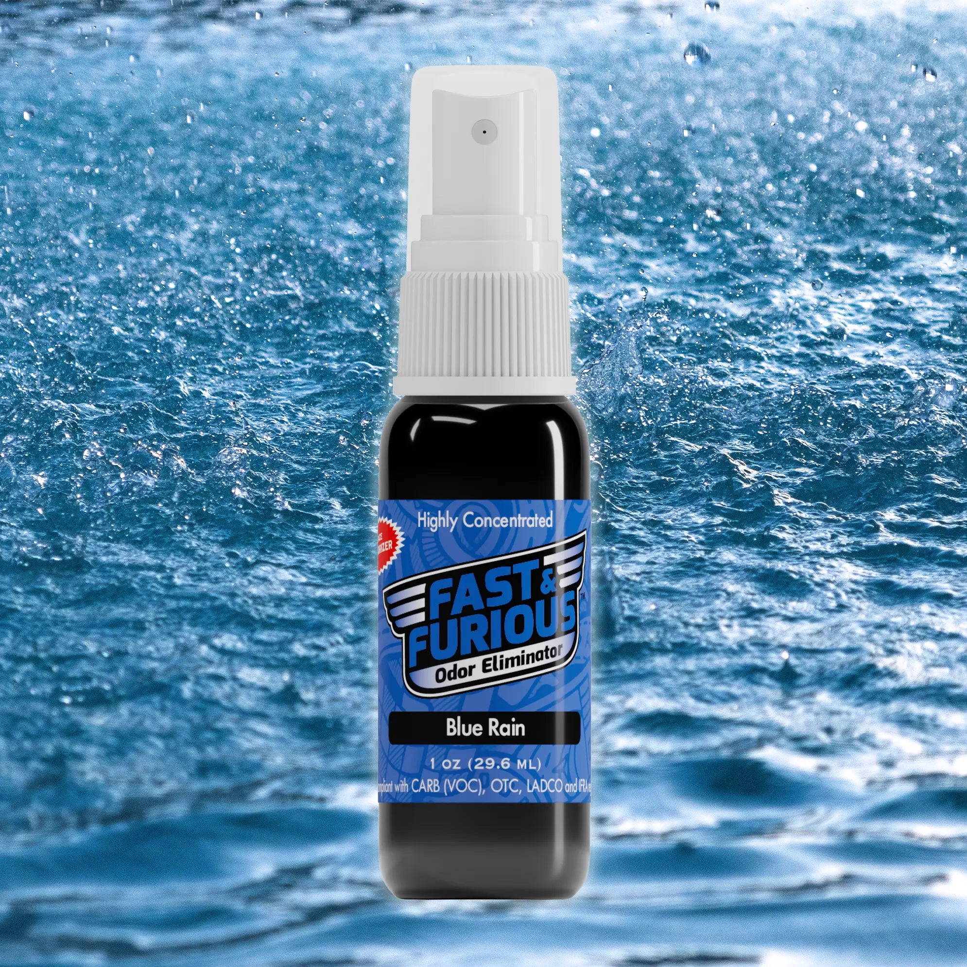 Fast and Furious Odor Eliminator - Blue Rain Scent Size: 1 fl oz Creative