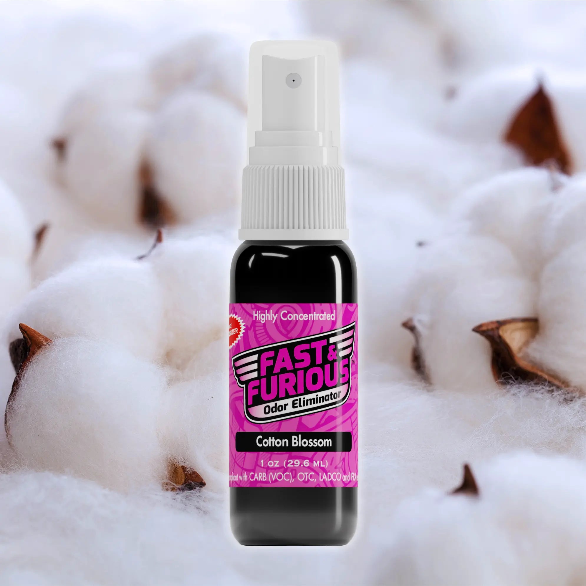 Fast and Furious Odor Eliminator - Cotton Blossom Scent Size: 1 fl oz Creative