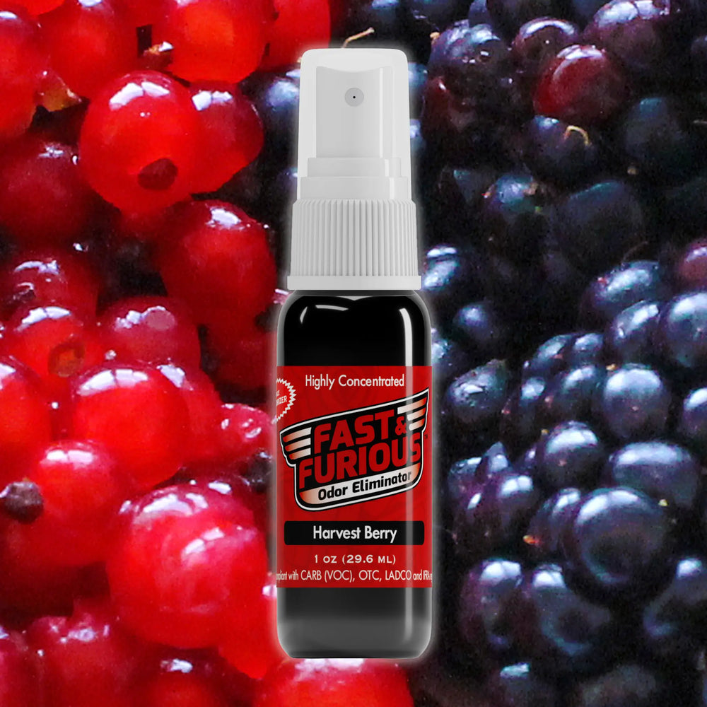 Fast and Furious Odor Eliminator - Harvest Berry Scent Size: 1 fl oz Creative
