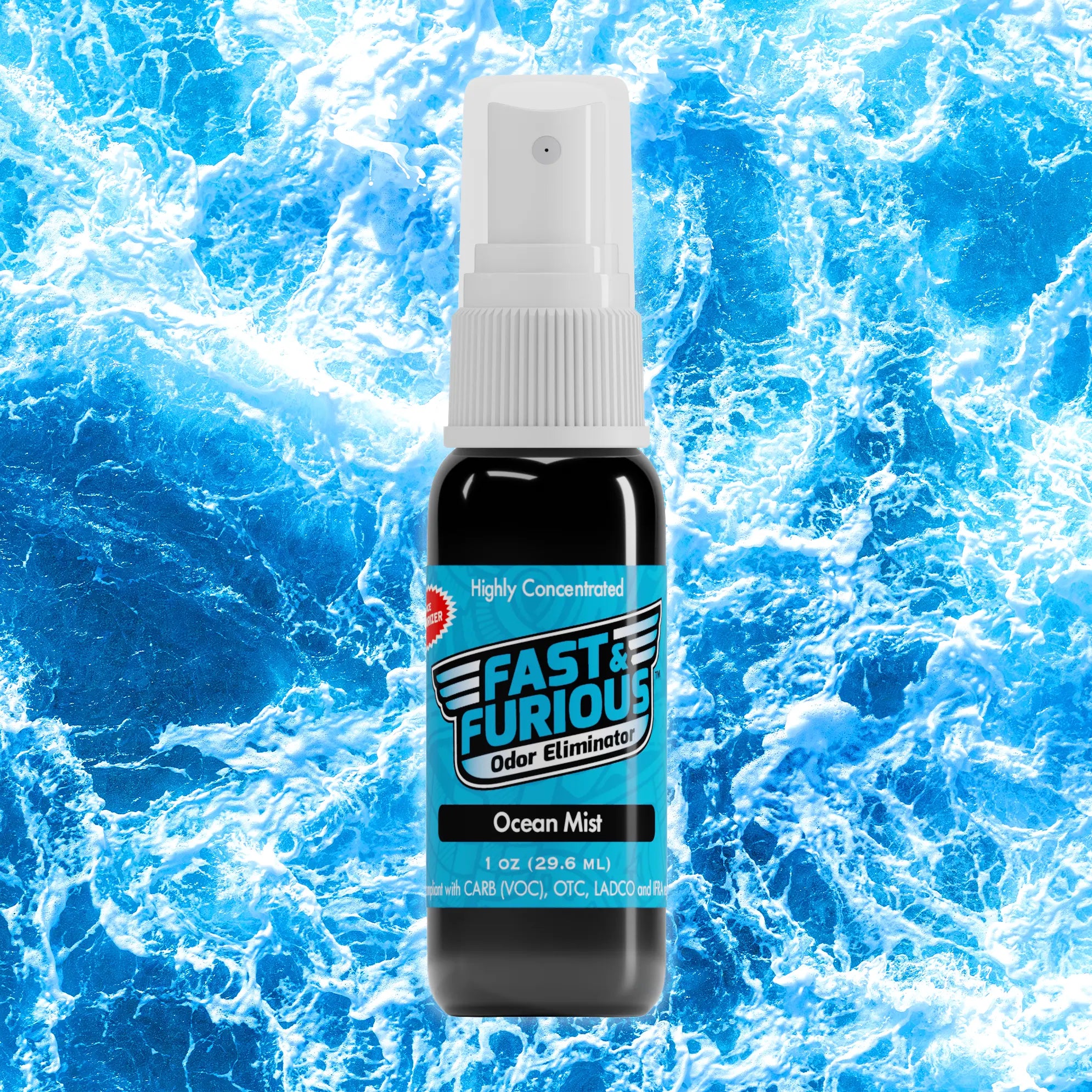 Fast and Furious Odor Eliminator - Ocean Mist Scent Size: 1 fl oz Creative