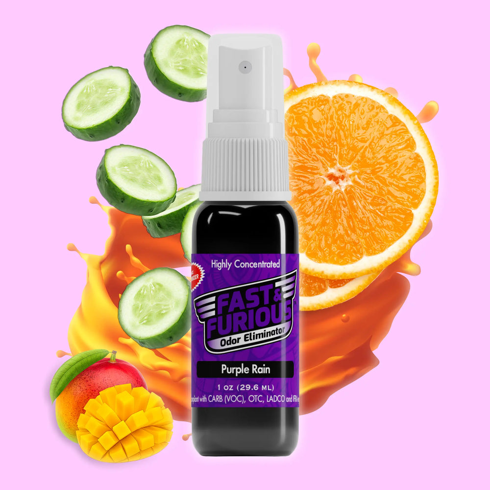 Fast and Furious Odor Eliminator - Purple Rain Scent Size: 1 fl oz Creative