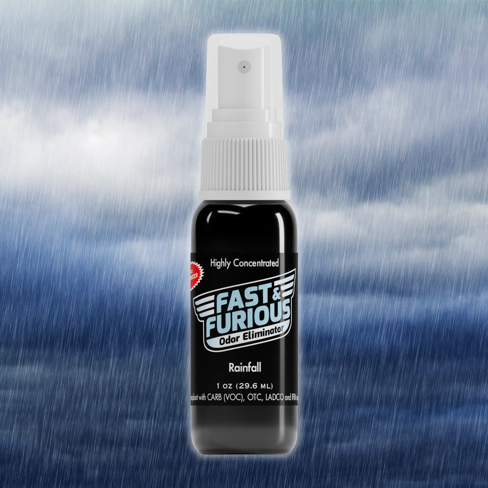 Fast and Furious Odor Eliminator - Rainfall Scent Size: 1 fl oz Creative