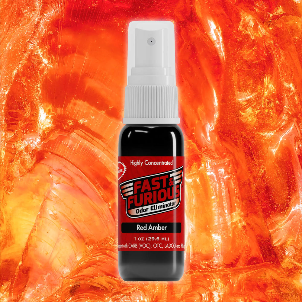 Fast and Furious Odor Eliminator - Red Amber Scent Size: 1 fl oz Creative