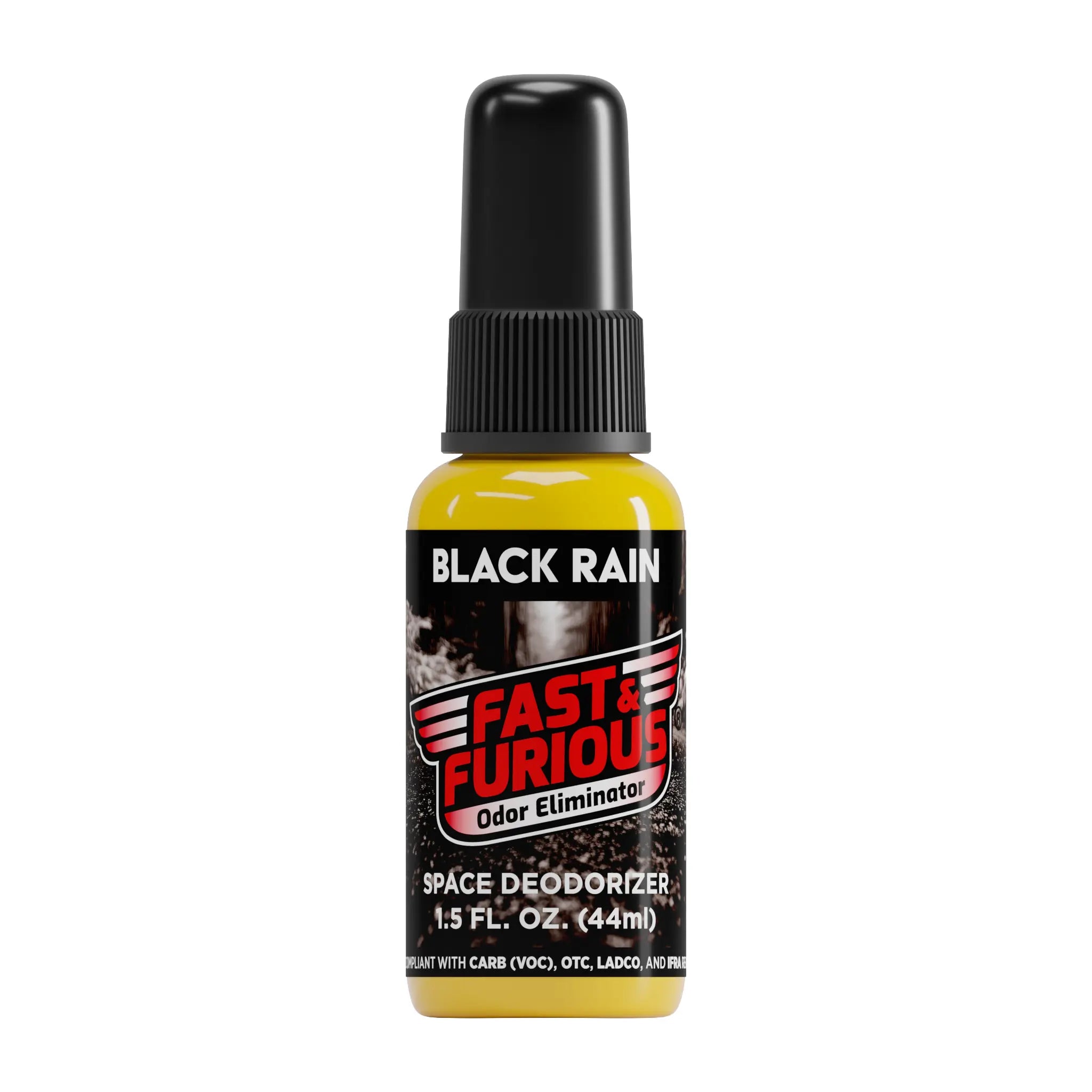 Fast & Furious HYDRO Odor Eliminator Spray, 1.5 fl. oz. (44ml), Black Rain Scent FRONT