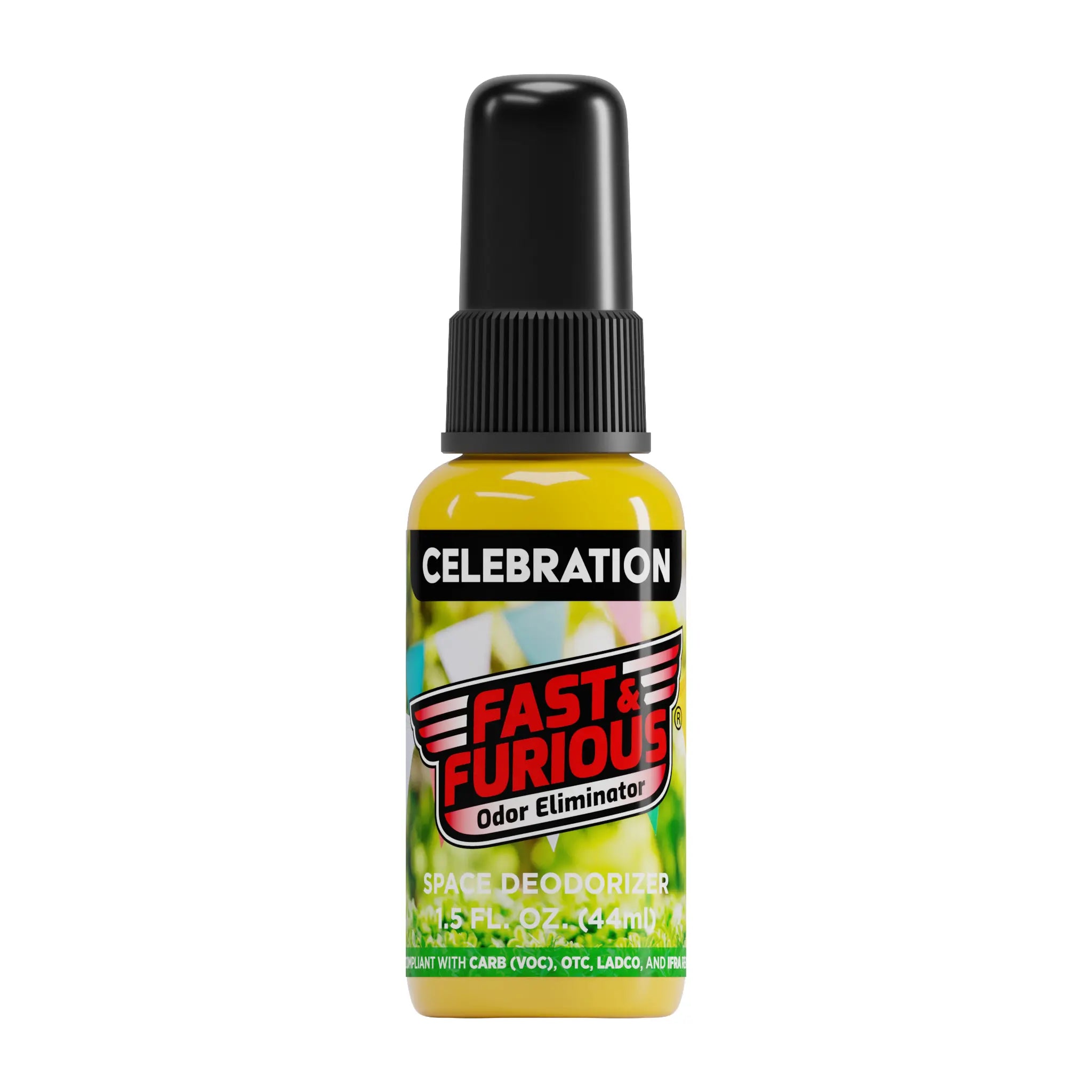 Fast & Furious HYDRO Odor Eliminator, 1.5 fl. oz. (44ml), Celebration Scent FRONT
