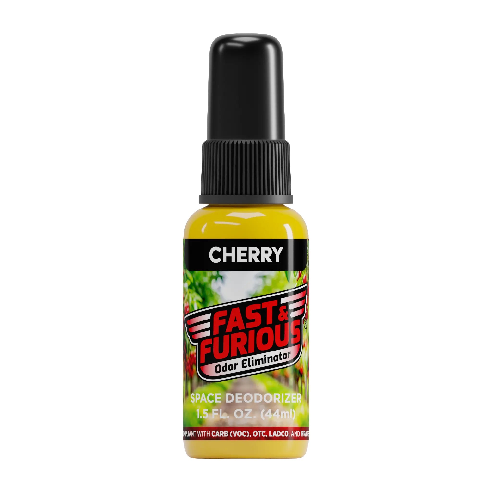 Fast & Furious HYDRO Odor Eliminator, 1.5 fl. oz. (44ml), Cherry Scent FRONT