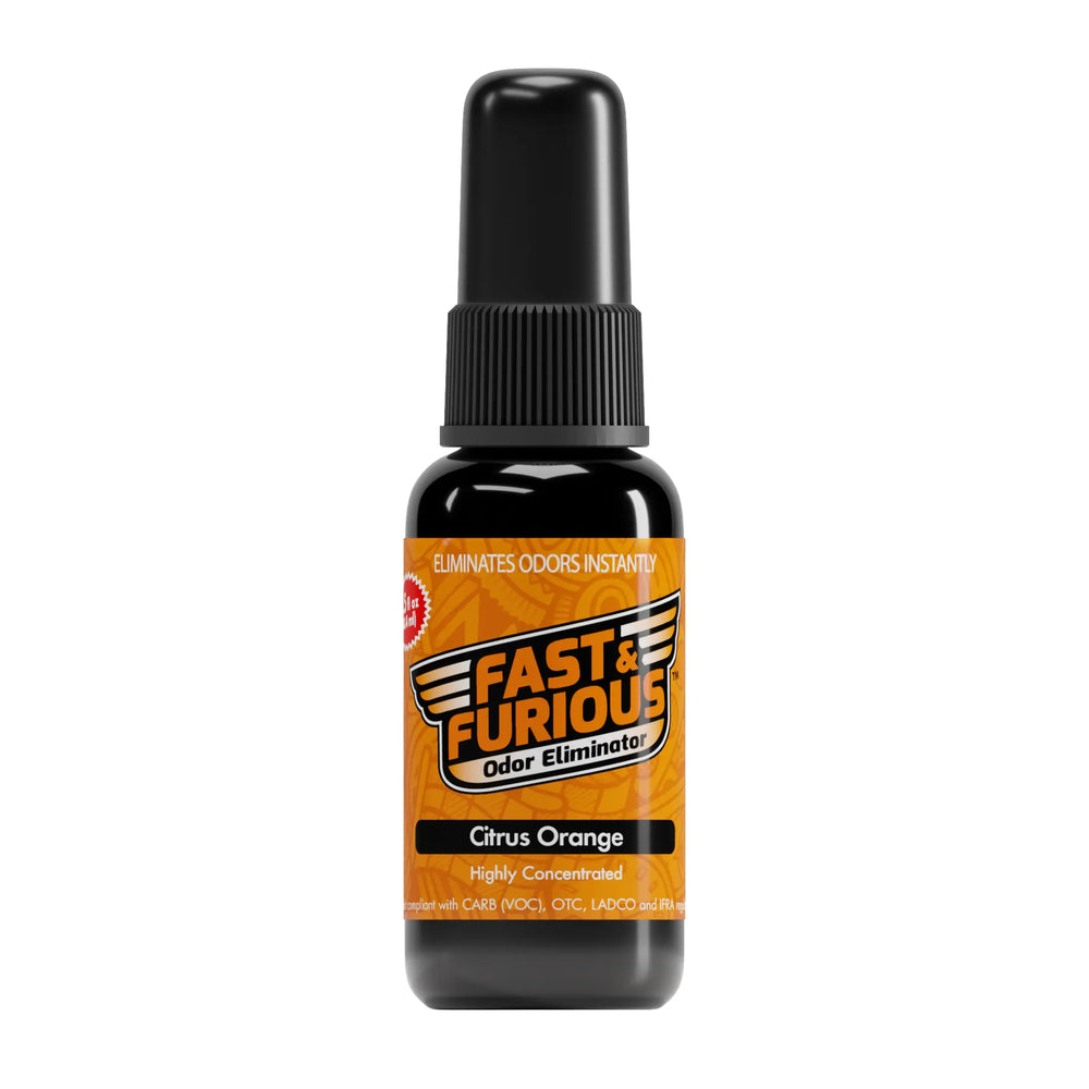 Fast and Furious Odor Eliminator - Citrus Orange Scent Size: 1.5 fl oz