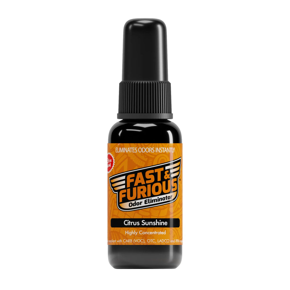 Fast and Furious Odor Eliminator - Citrus Sunshine Scent Size: 1.5 fl oz