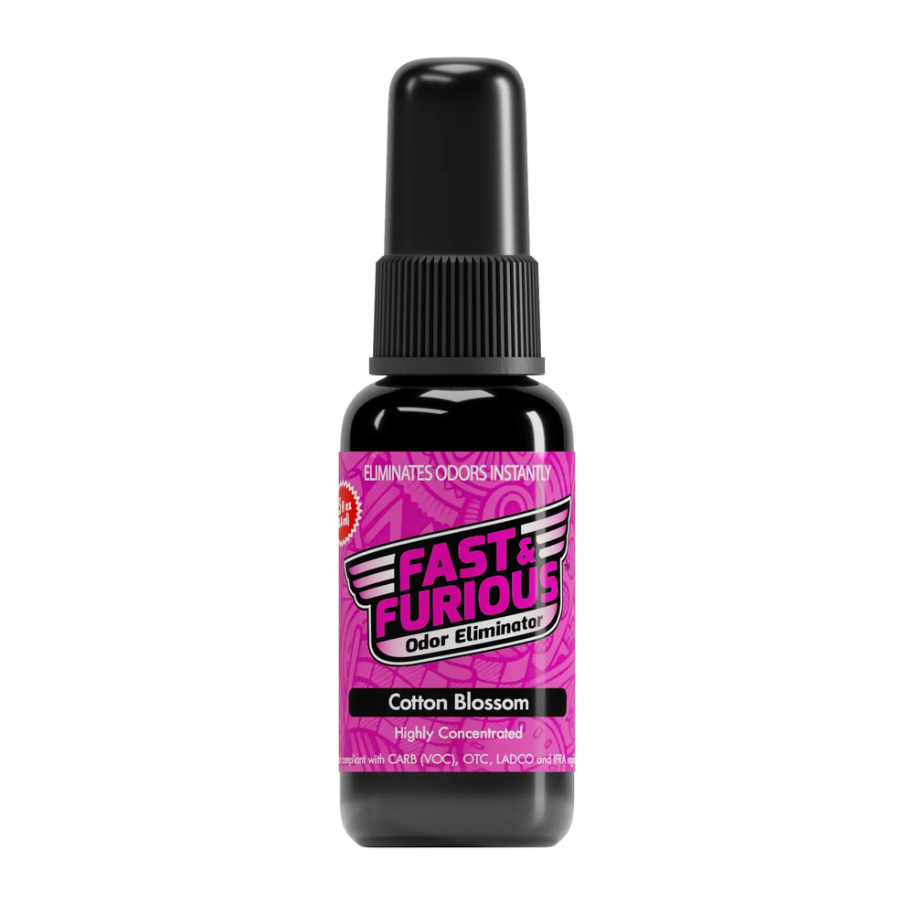 Fast and Furious Odor Eliminator - Cotton Blossom Scent Size: 1.5 fl oz