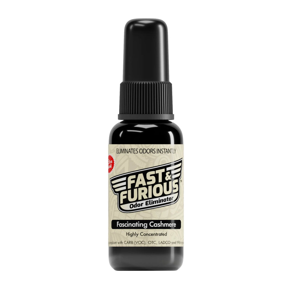 Fast and Furious Odor Eliminator - Fascinating Cashmere Scent Size: 1.5 fl oz